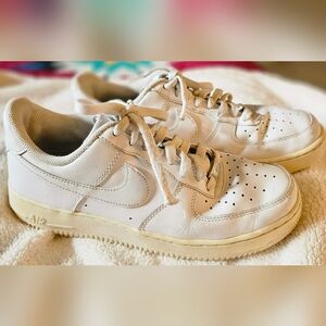 Nike Cream and White Sneakers